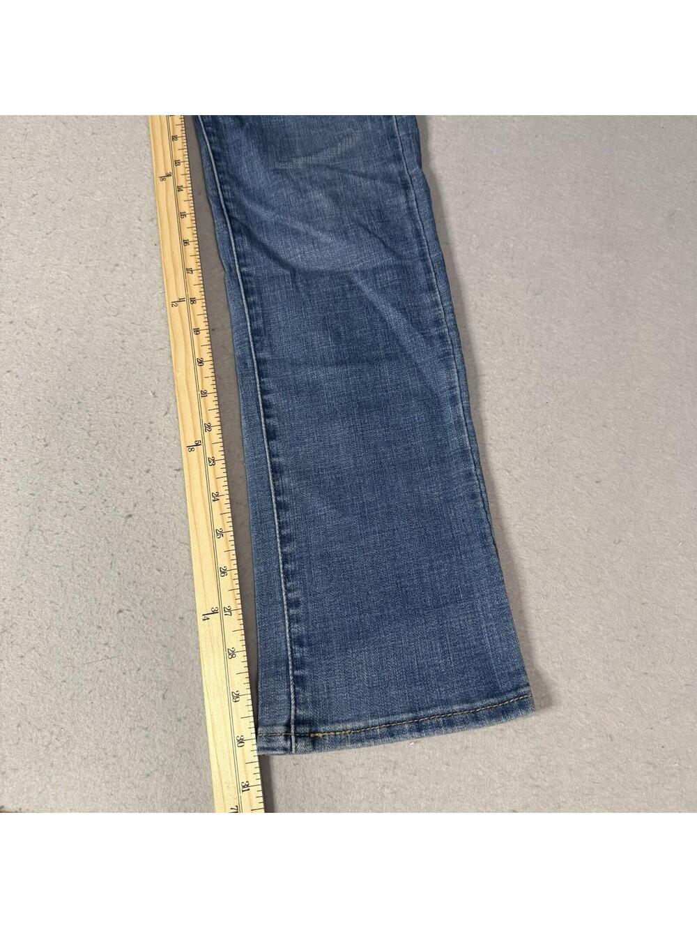 Levis 312 Shaping Slim Jeans Womens 29 Blue Denim Mid Rise Slim Straight Stretch - Picture 11 of 16